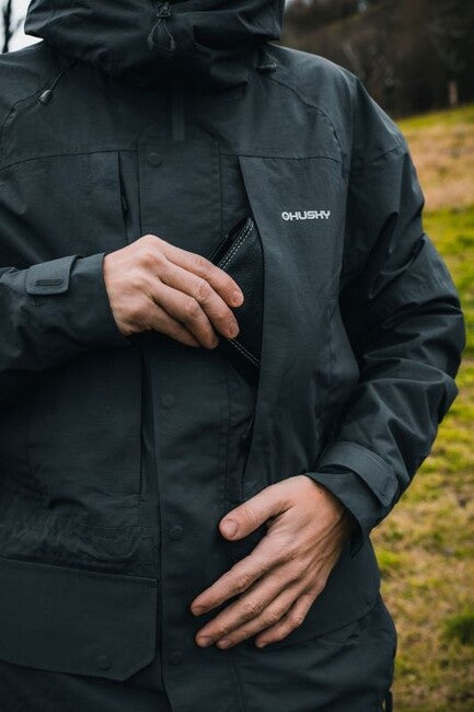 HUSKY Nigalo herren-hardshelljacke, dunkelblau