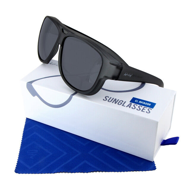 ActiveSol El Aviador Fitover-Kinder- Polarisations- Sonnenbrille grau