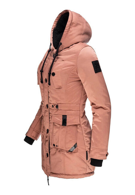 Navahoo LULUNA PRINCESS damen Winterjacke mit Kapuze, terracotta