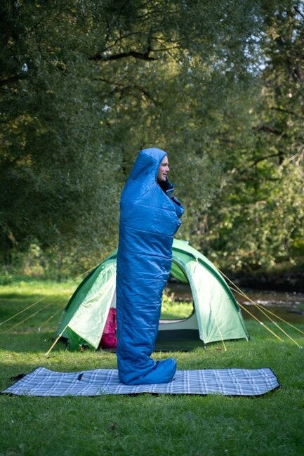 HUSKY Husky Synthetischer Drei-Jahreszeiten-Schlafsack -10, blau