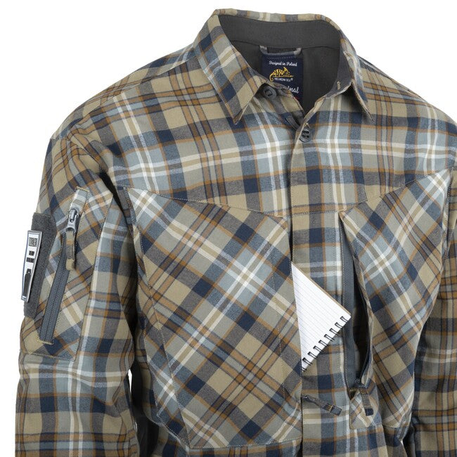 Helikon-Tex MBDU Flannel Shirt, Timber Olive Plaid
