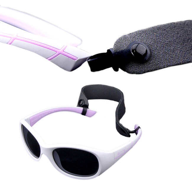 ActiveSol Kids @school sports Kinder- Polarisations- Sonnenbrille ice/pink