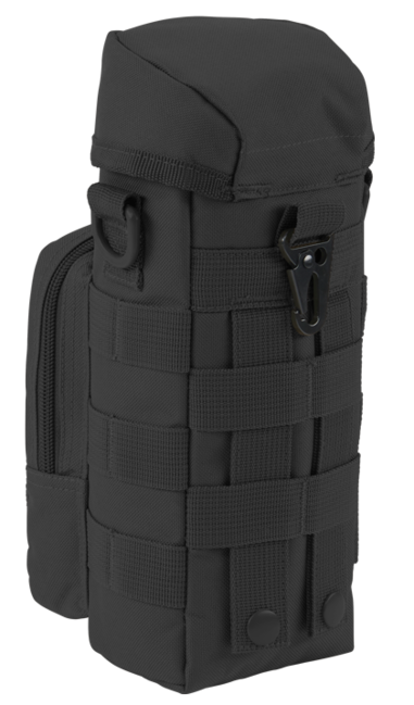 Brandit MOLLE Flaschenhülle mit tasche II, schwarz