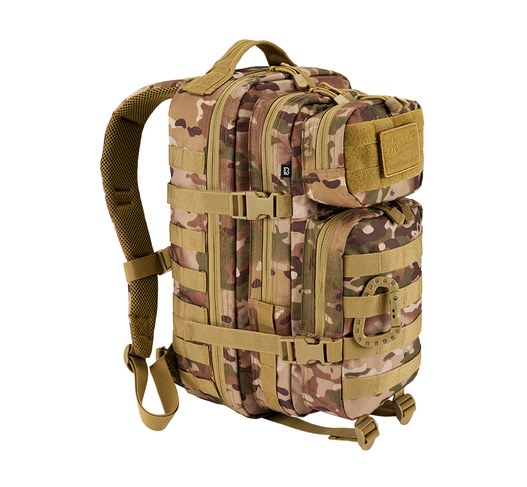Brandit US Assault Pack batoh Medium 25L, tactical camo