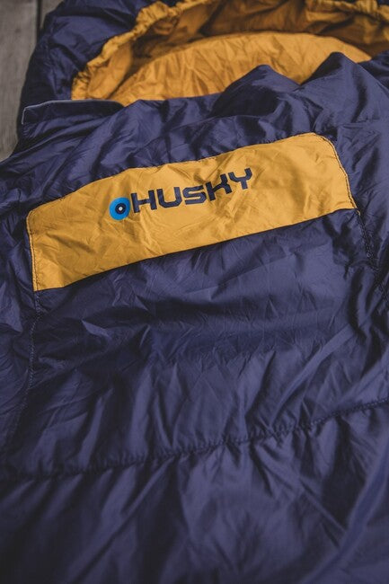 HUSKY Drafy daunen-winterschlafsack -20, blau/orange