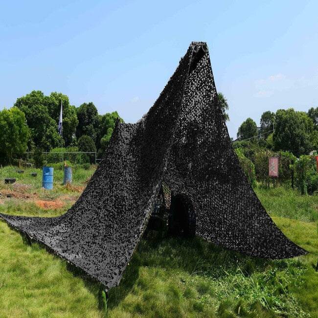 WARAGOD Kameleon Tarnnetz 2x3m schwarz