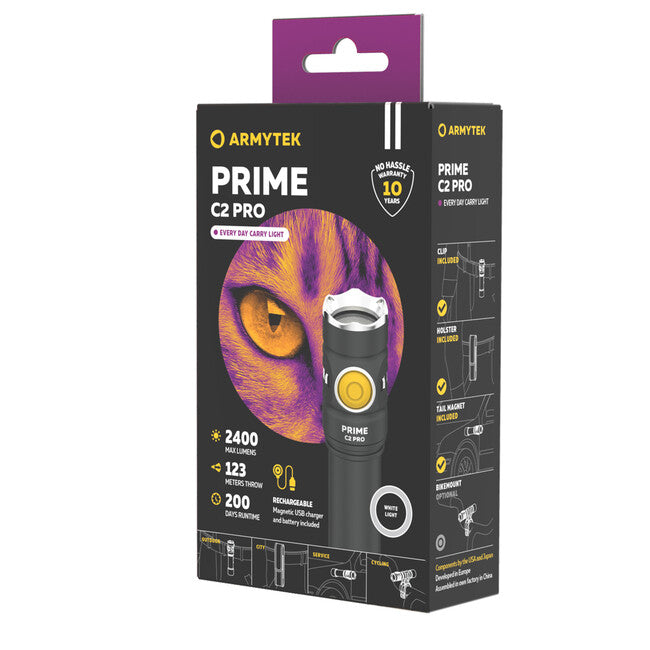 ArmyTek Prime C2 Pro led-taschenlampe 2400 lm 68 g