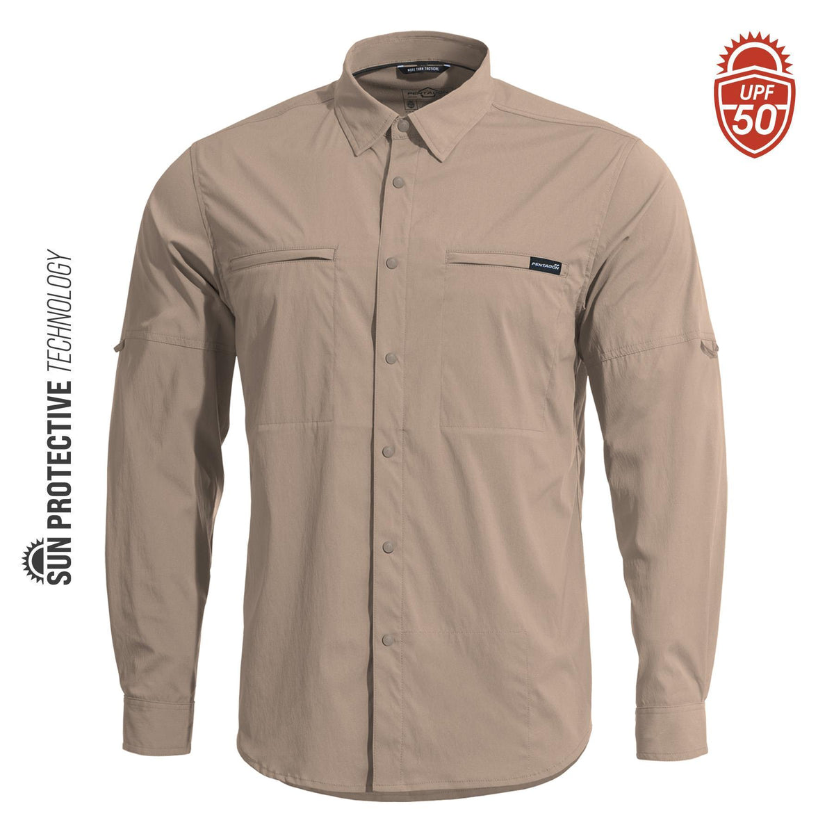 Pentagon Wayne Sunproof srajca, khaki