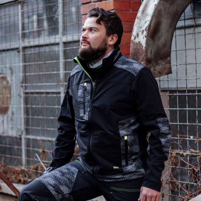 BENNON pracovna Jacke PREDATOR, schwarz/grau
