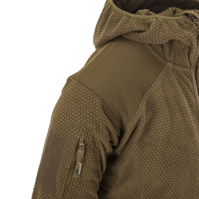 Helikon-Tex Alpha hoodie - Grid Fleece - Shadow Grey