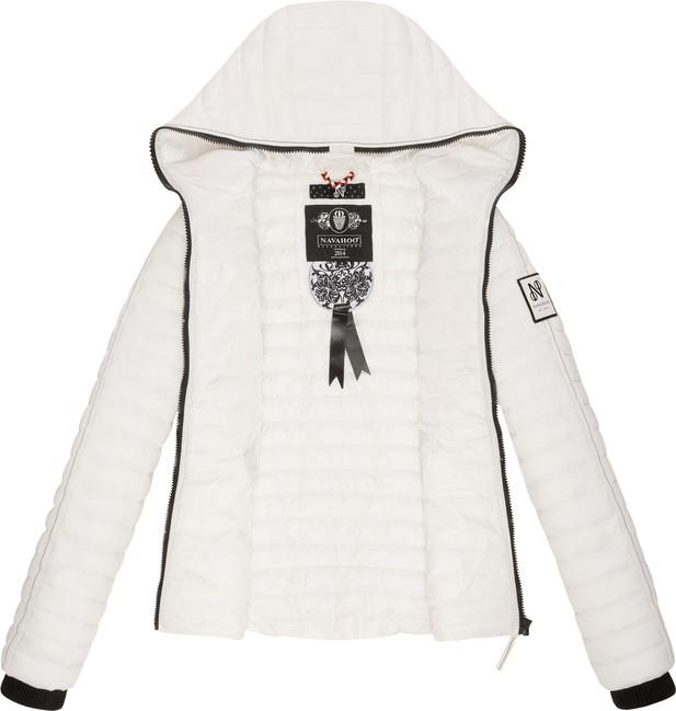 Navahoo Kimuk Princess damen Übergangsjacke mit Kapuze, Weiß