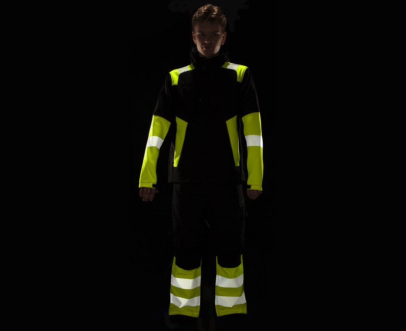 BENNON pracovna Jacke REFLECTOS, schwarz/gelb