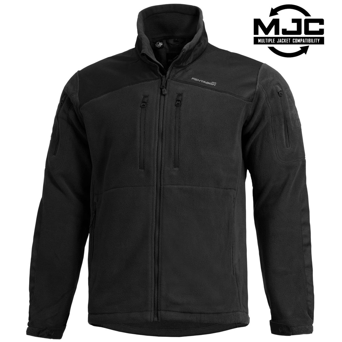 Pentagon Fleece- Jacke Nestor Tactical, schwarz