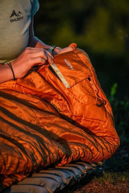HUSKY Husky Synthetischer Drei-Jahreszeiten-Schlafsack -10, senf