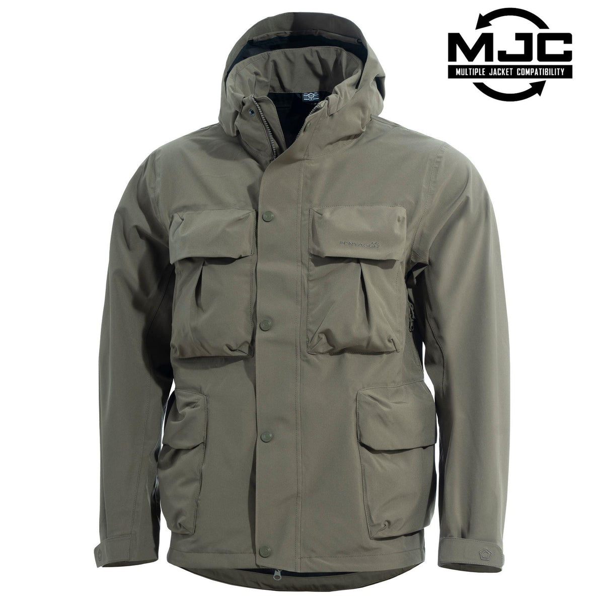 Pentagon parka Dias Hybrid, dunkelgrau