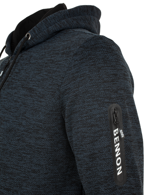 BENNON Sweatshirt OLYMPOS, blau/grau