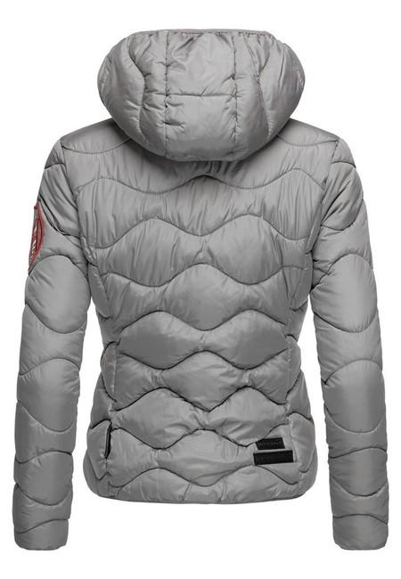 Navahoo KEY COLOR damen Winterjacke mit Kapuze, grau