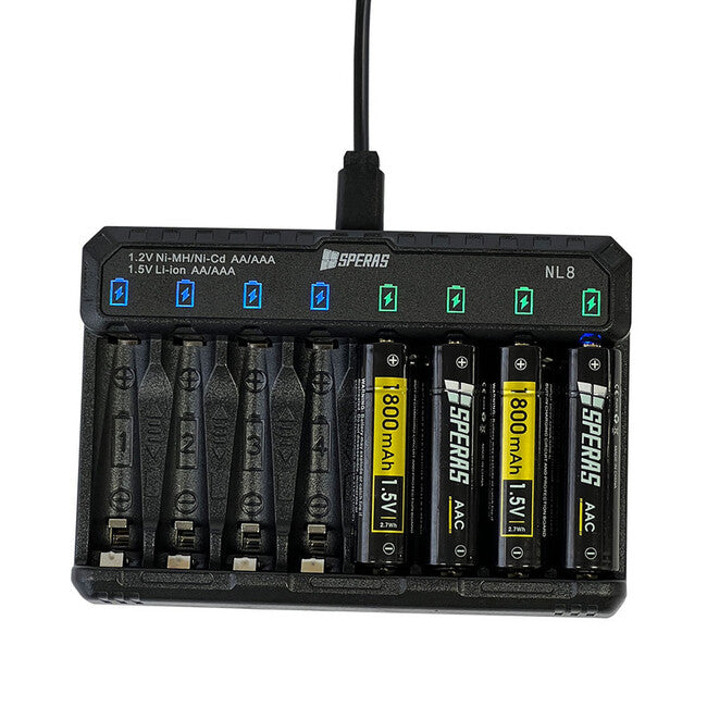 Speras NL8 Batterieladegerät