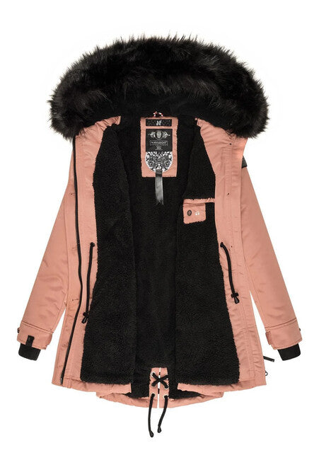 Navahoo LULUNA PRINCESS damen Winterjacke mit Kapuze, terracotta