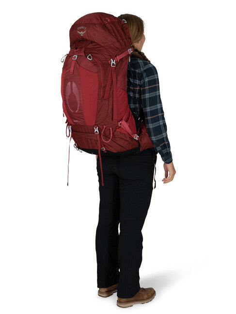 OSPREY Aura Ag 65, berry sorbet red