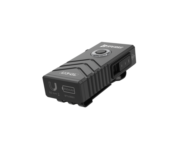 Speras U3-GL multifunktionale edc taschenlampe, schwarz