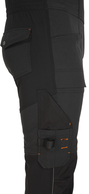 Bennon Erebos Work Bib Overalls, Black