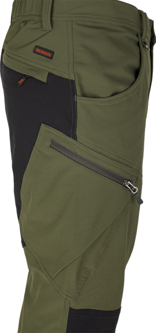 BENNON Outdoor- und pracovne Hose FOBOS, grün/schwarz