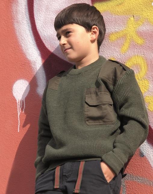 Mil-Tec kinder-Pullover, oliv
