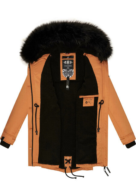 Navahoo LULUNA PRINCESS damen Winterjacke mit Kapuze, rusty cinnamon