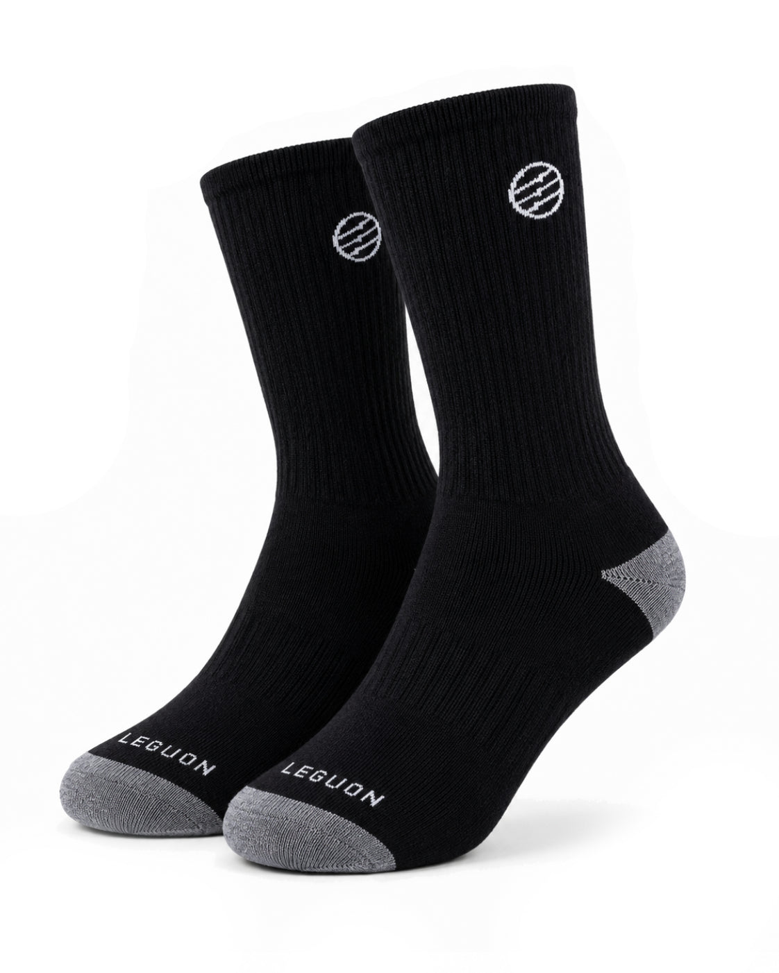 Leguon Aegon Merino Lite socks, black