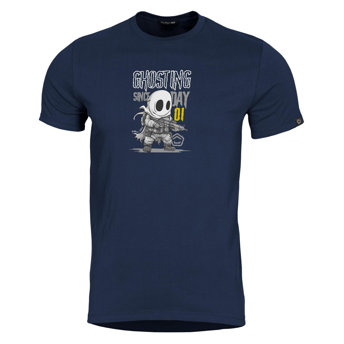 Pentagon Ghosting Herren Kurzarm-T-Shirt, midnight blue