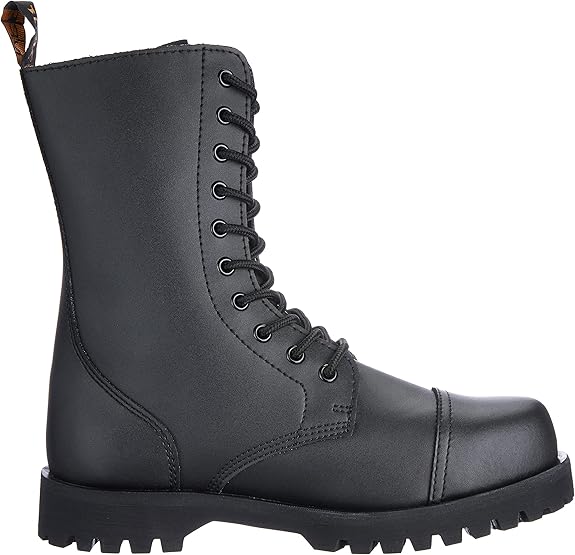 Pure Trash Springerstiefel 10 Loch schwarz