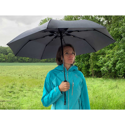 EuroSchirm Regenschirm leicht trek ECO anthrazit