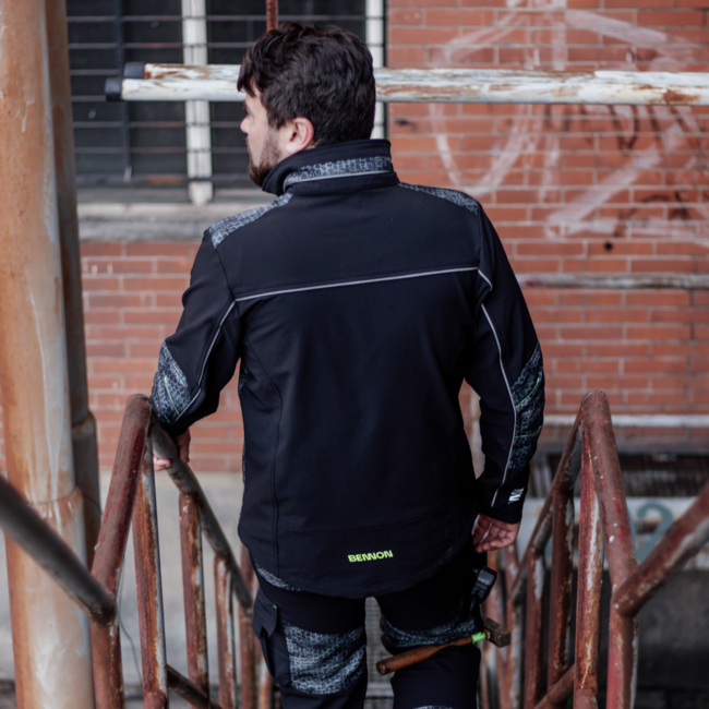 BENNON pracovna Jacke PREDATOR, schwarz/grau