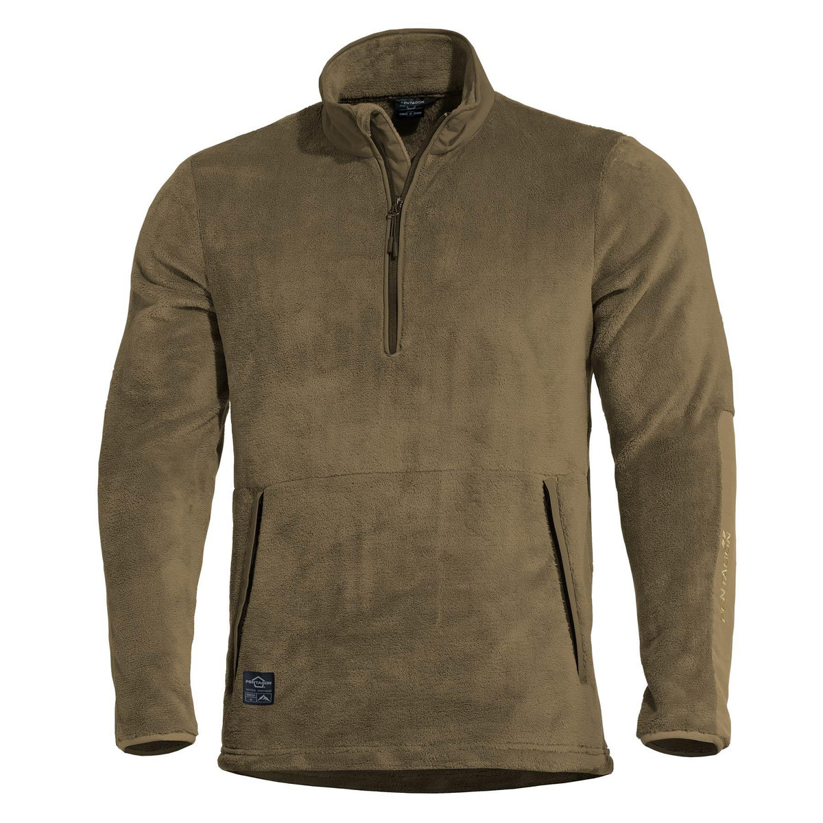 Pentagon Grizzly fleece sweater, coyote, coyote