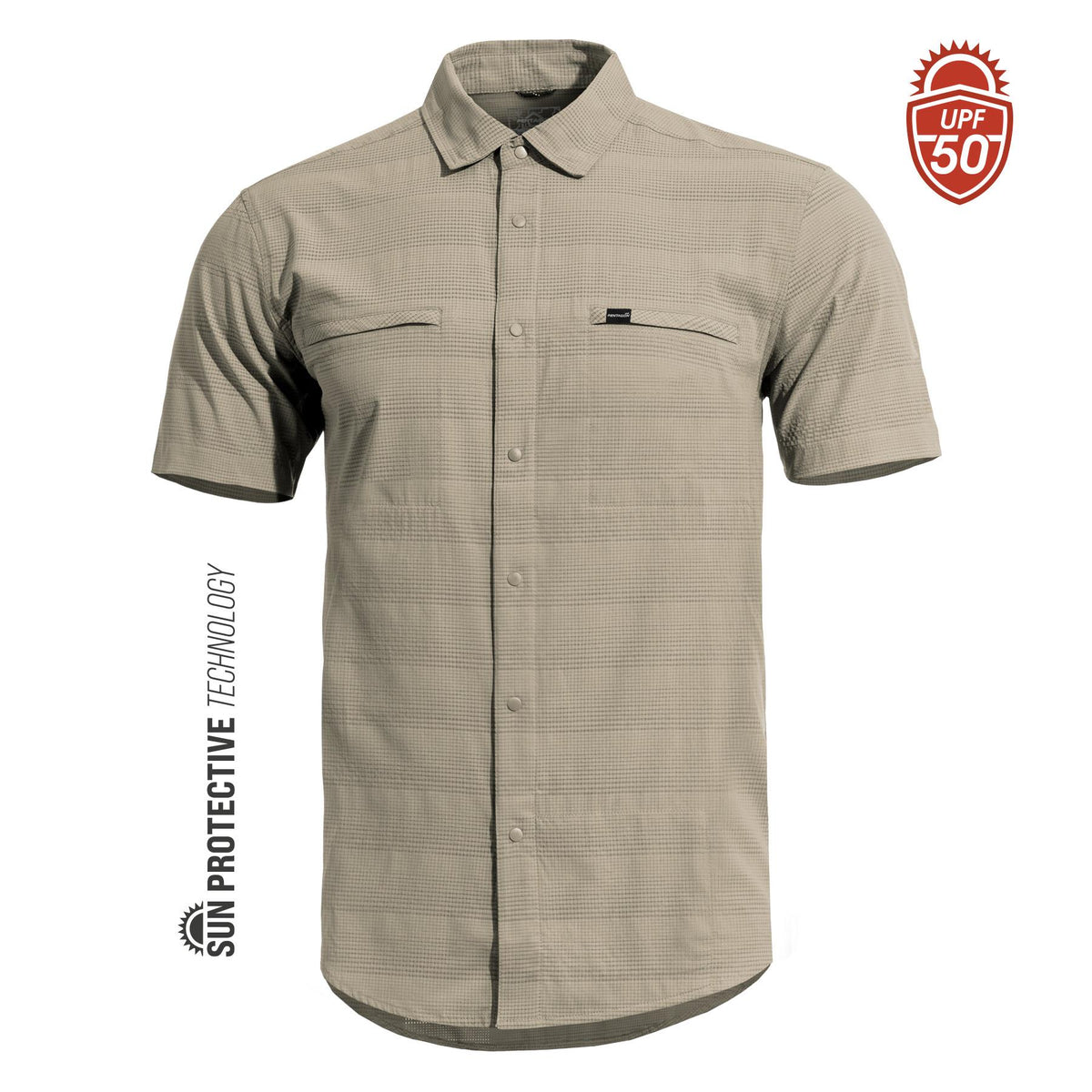 Pentagon Ripple Sunproof srajca, khaki