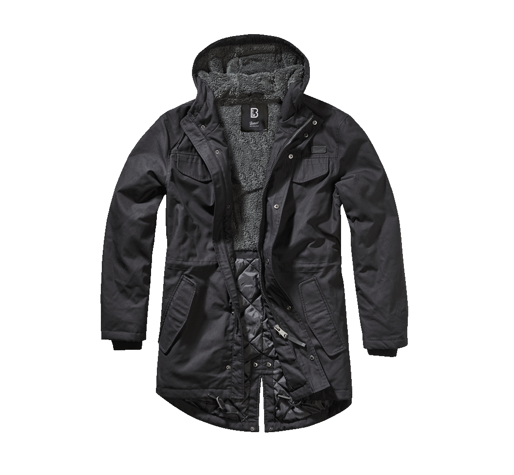 Brandit Marsh Lake Teddyparka, čierna
