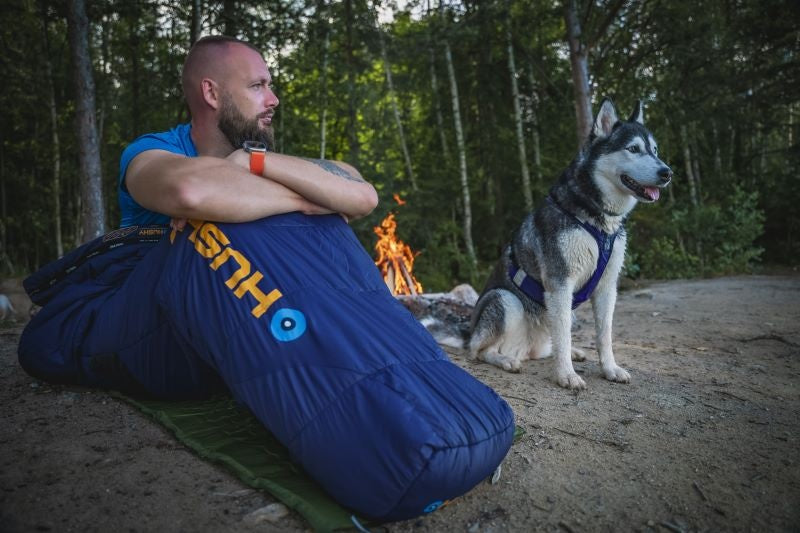 HUSKY Enjoy Long schlafsack, blau-orange