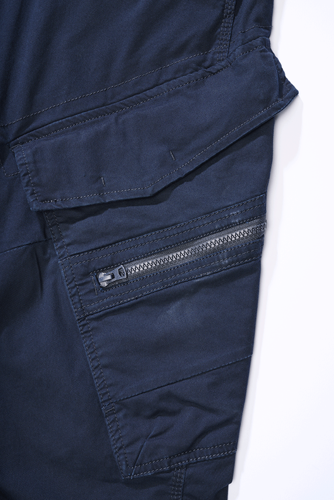 Brandit Adven Slim Fit nohavice, námornícka modrá