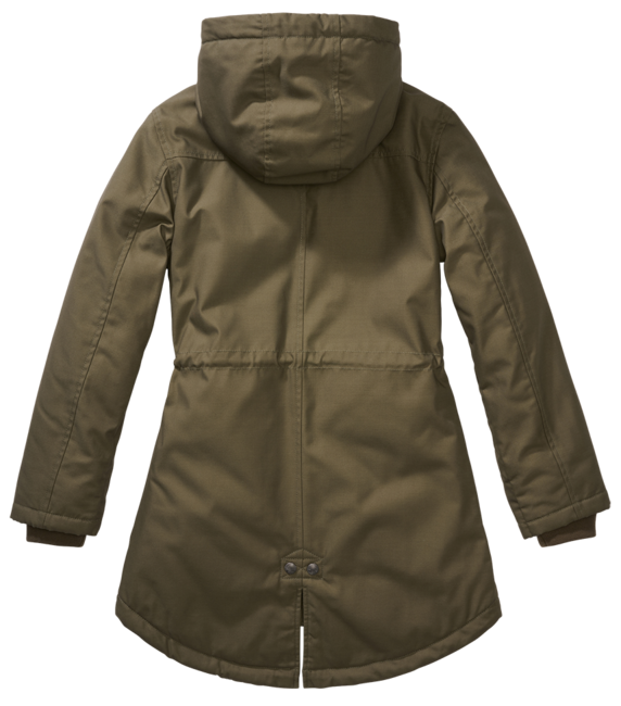 Brandit Marsh Lake parka damen winterjacke mit kapuze, oliv