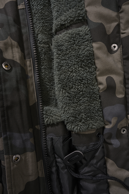 Brandit Marsh Lake parka damen winterjacke mit kapuze, darkcamo