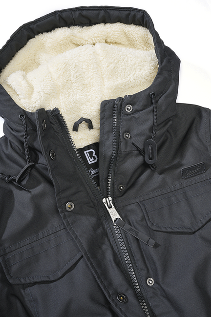 Brandit Marsh Lake parka damen winterjacke mit kapuze, anthrazit