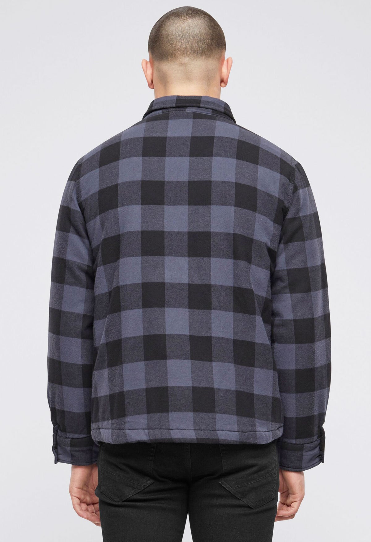 Brandit Lumberjacket bunda, šedo čierna