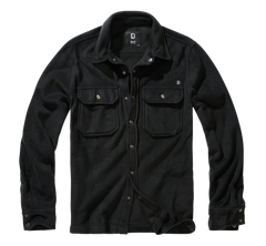 Brandit Jeff Fleece langarmshirt, schwarz
