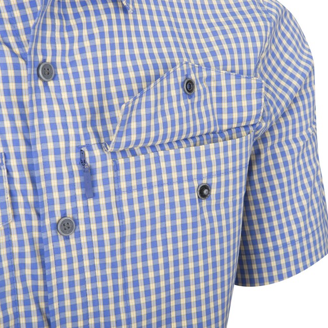 Helikon-Tex Covert Concealed Carry taktisches hemd mit kurzen Ärmeln - kariertes königsblau