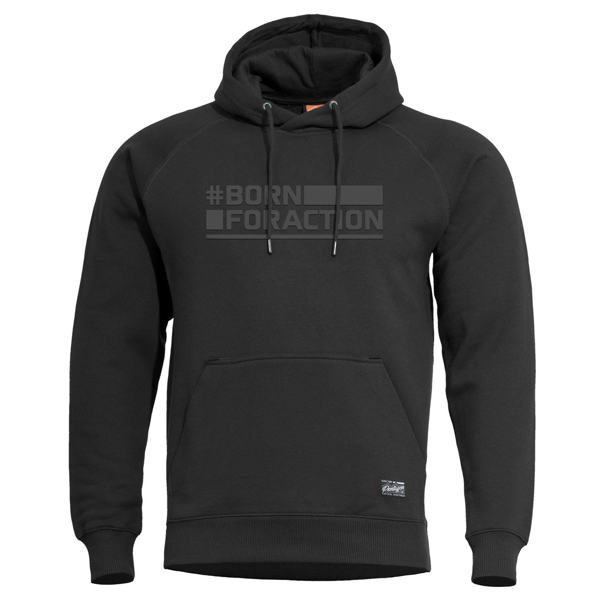Pentagon Kapuzenpullover Born For Action, schwarz