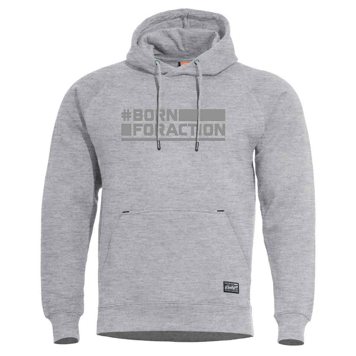 Pentagon Born For Action pulover s kapuco, melange