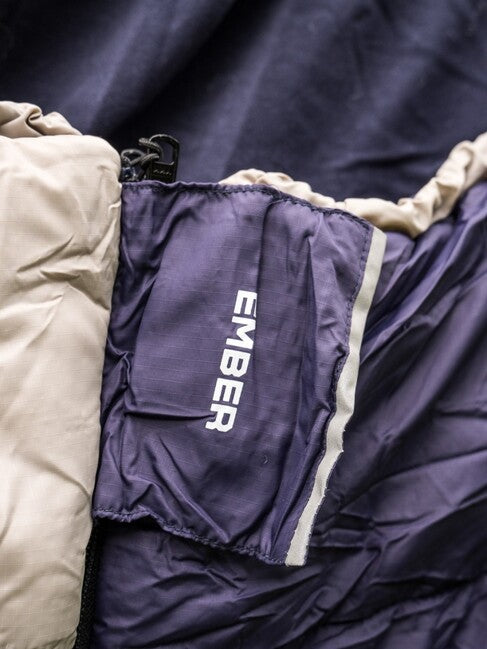 HUSKY Ember Synthetik Drei-Jahreszeiten-Schlafsack -15, blau/grau