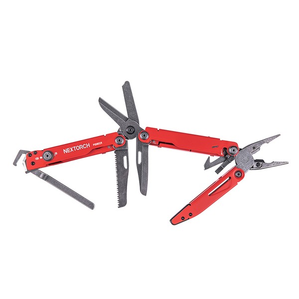 NexTorch® Pioneer MT20RE Multifunktionales Werkzeug rescue edition rot