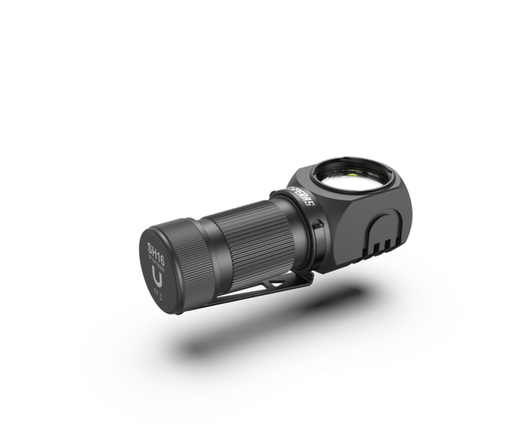 Speras SH16 wiederaufladbare stirnlampe, schwarz